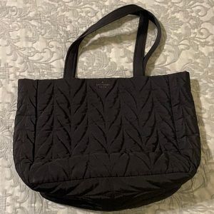 Kate spade woven black tote Ellie